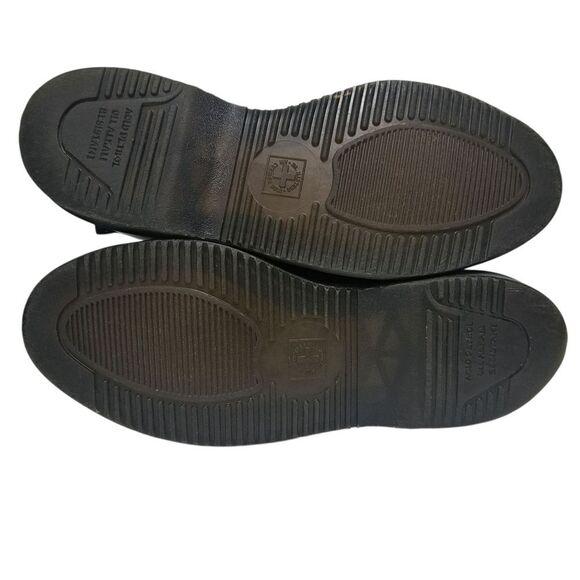 Dr. Martens Flora Smooth Chelsea Y2K Goth Boots Size 9 Black - Picture 5 of 16